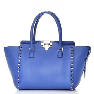 Valentino Rockstud Double Handle Tote Bag